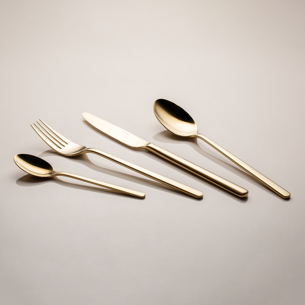 Set di posate 16 pezzi – Sofia PVD Champagne