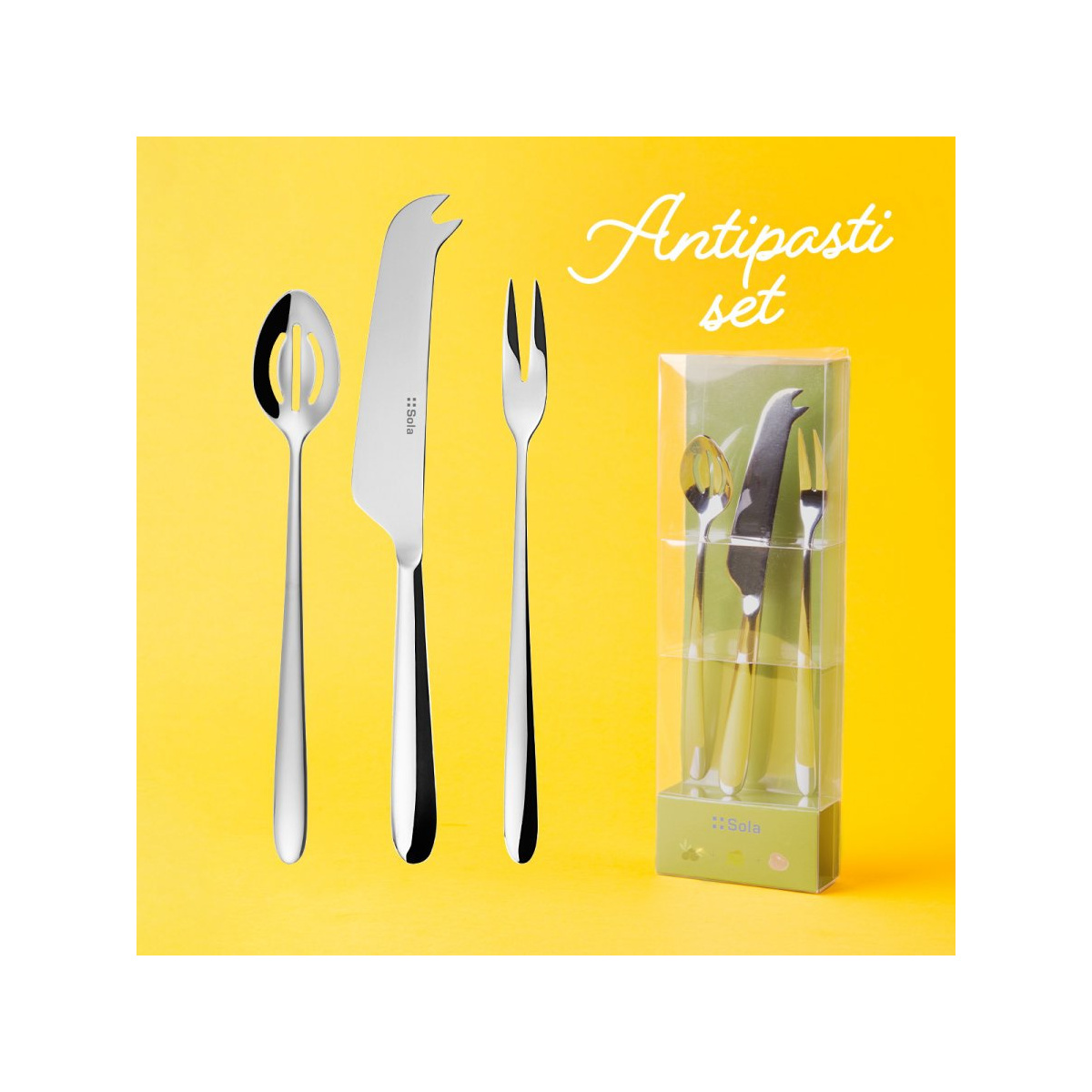 Set Antipasti 3 pezzi – Alpha lucido