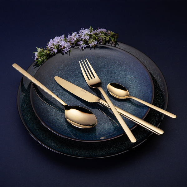 Set di posate 16 pezzi – Sofia PVD Champagne