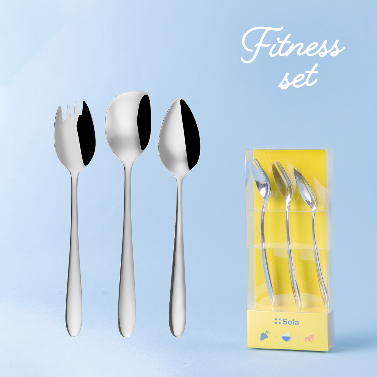 Set fitness 3 pezzi – Alpha lucido