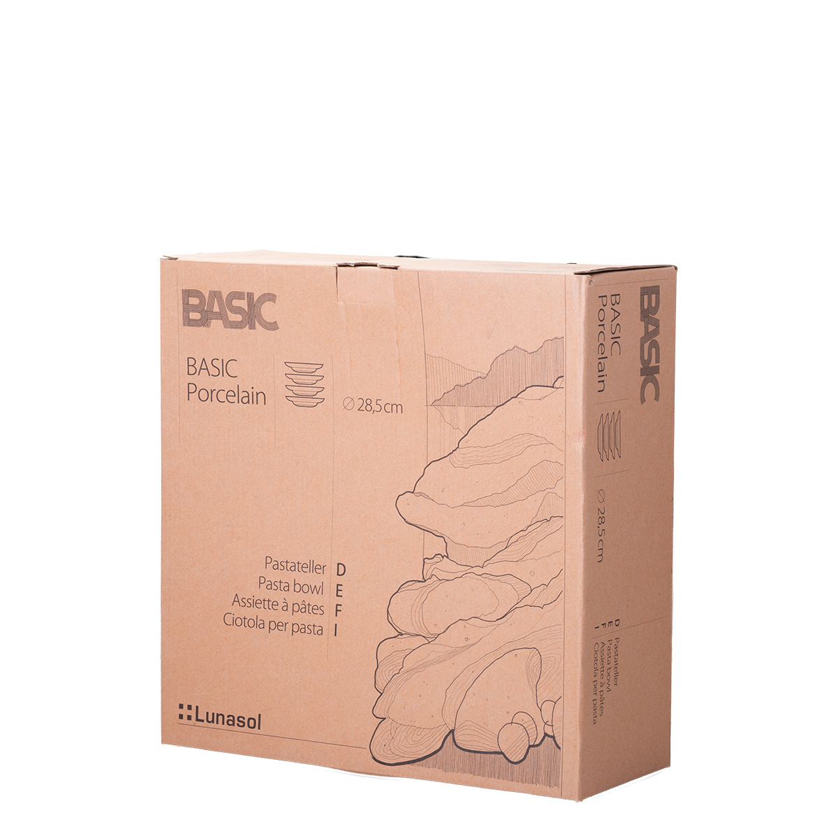 Piatto per pasta set 4pz - BASIC