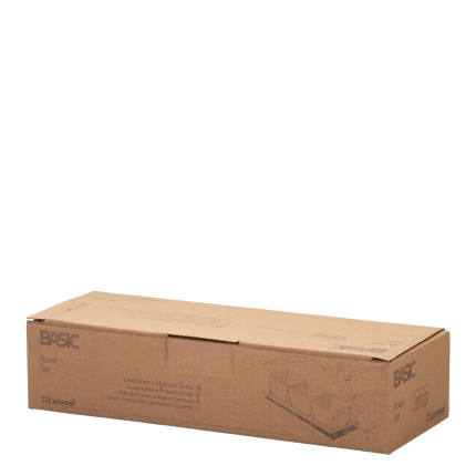Set di ciotole su vassoio in bambù (4 pz) - Basic