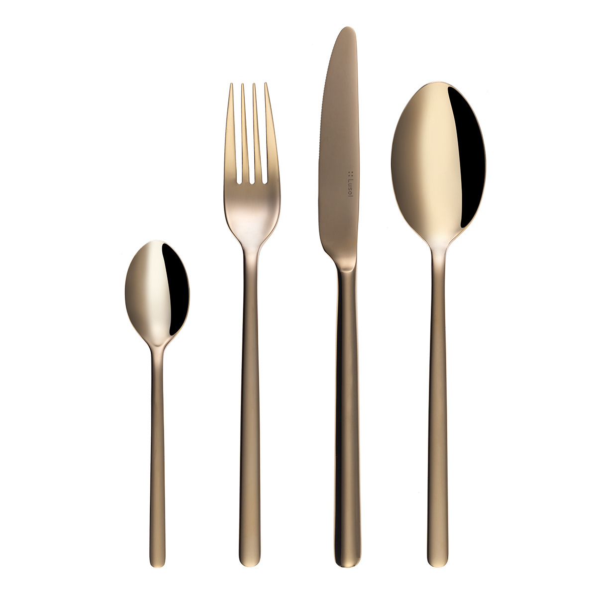 Set di posate 16 pezzi – Sofia PVD Champagne