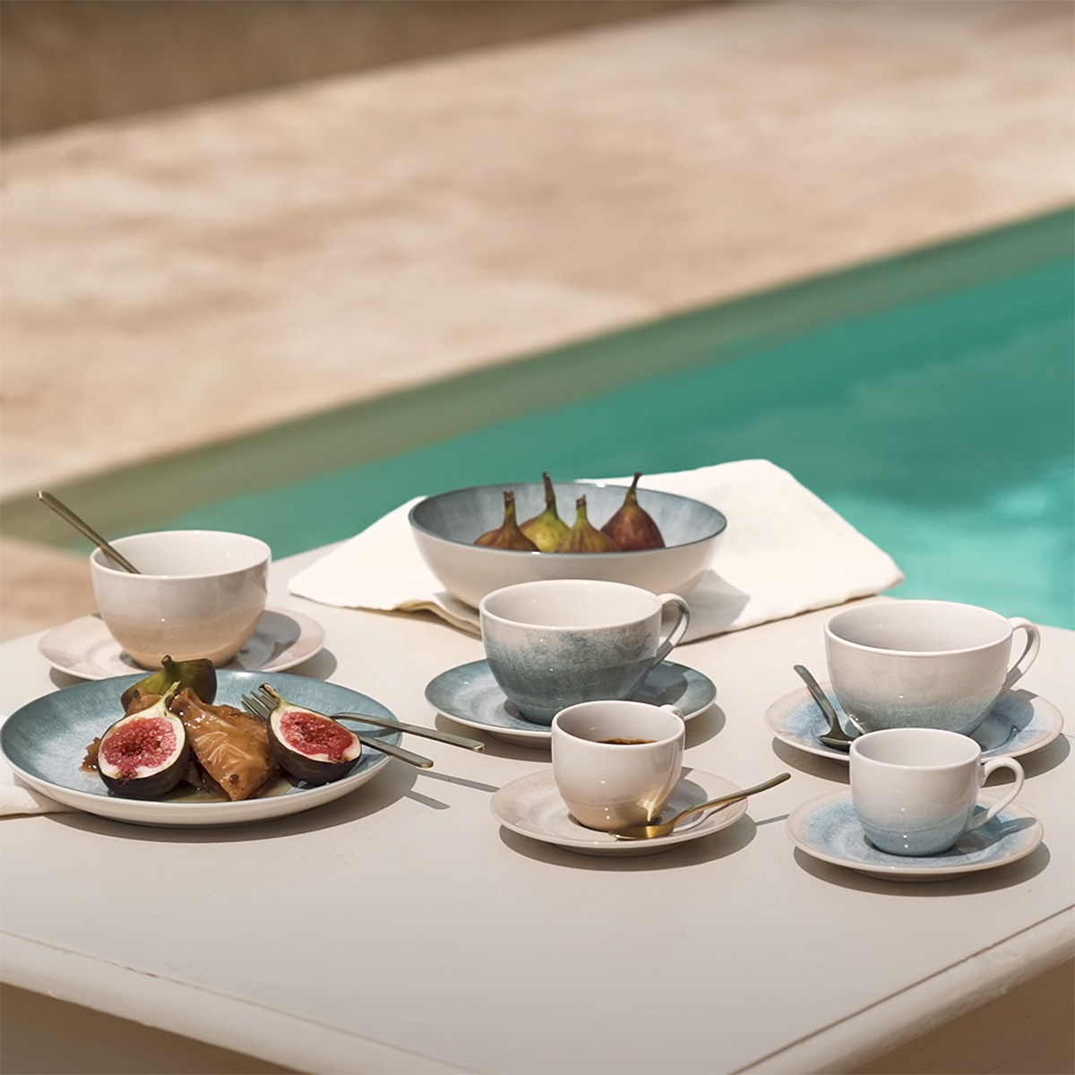 Set caffè 8 pezzi | Vulcano Sand la brise