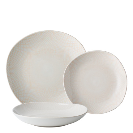 Set di piatti in ceramica 12 pezzi - Elements North Organic Structure