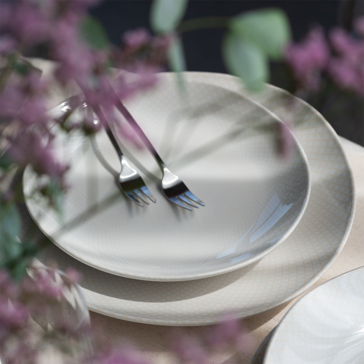 Set di piatti in ceramica 12 pezzi - Elements North Organic Structure