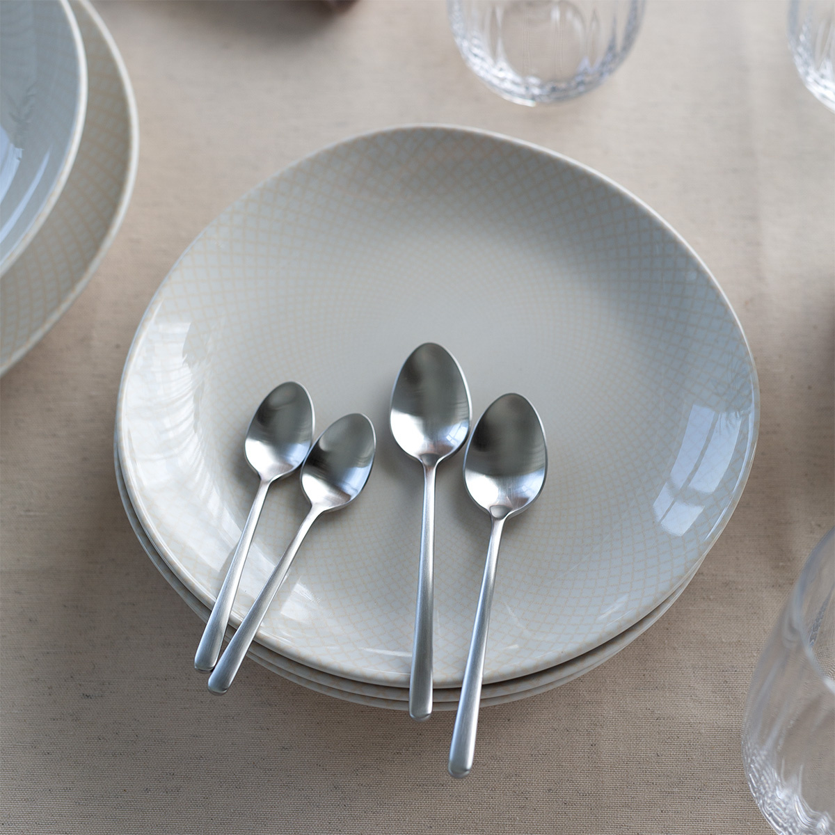 Set di piatti in ceramica 12 pezzi - Elements North Organic Structure
