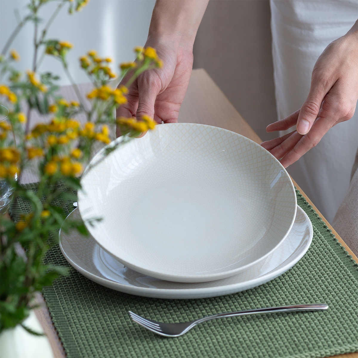 Set piatti 12 pezzi | Elements North Structure