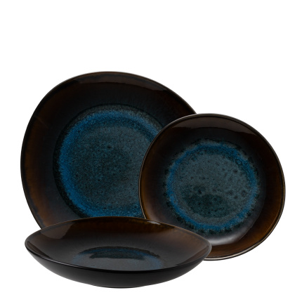 Set piatti 12 pezzi | Elements Amber Eye Organic