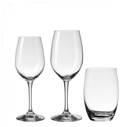 Set iniziale di bicchieri per la casa 12 pz - BASIC Glas Lunasol