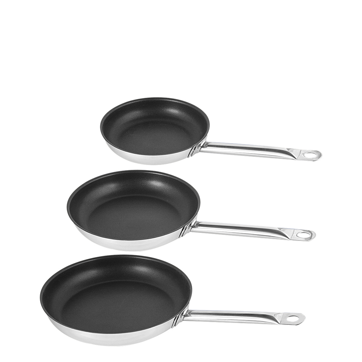 Set di padelle Orion 3 pezzi