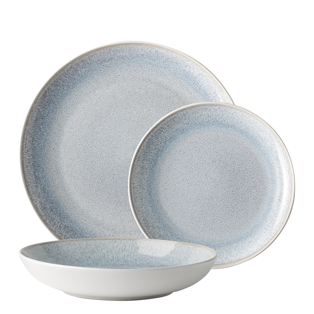 Set piatti 12 pz | Elements Glacial Ice