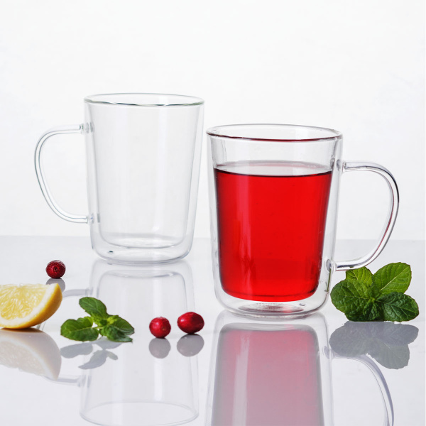 Tazza BASIC Glas Double Wall 300 ml - set da 4