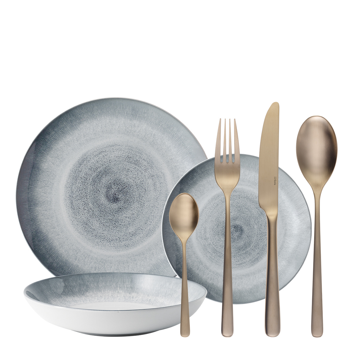 Set di stoviglie iniziale 28 pezzi | Elements Vulcano
