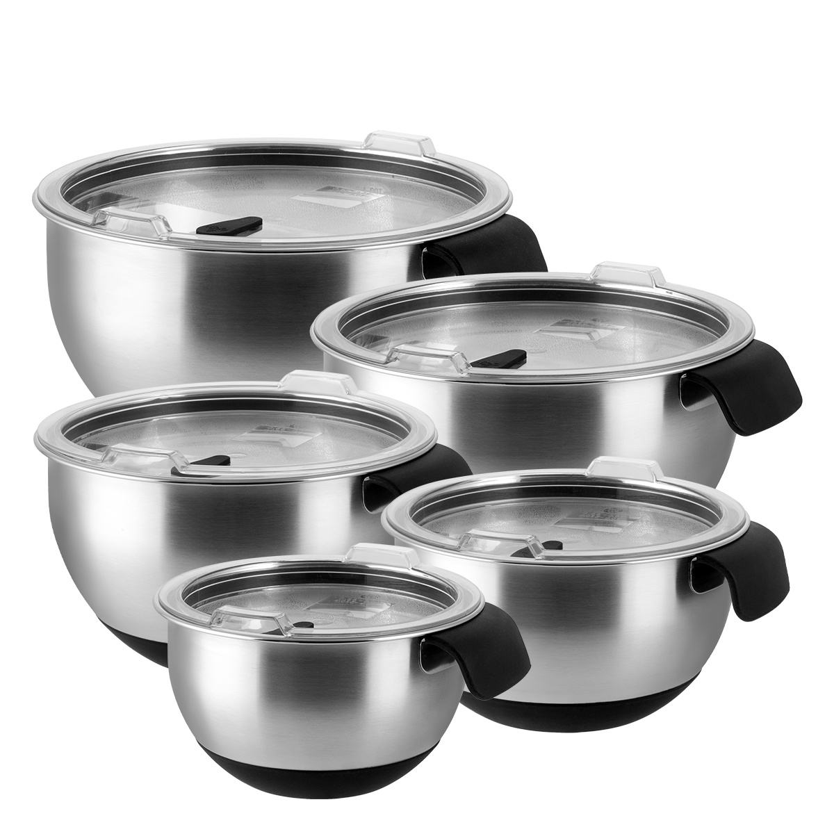 Set di ciotole per mescolare con coperchio, 10 pezzi — Basic Kitchen