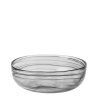 Ciotola / piatto nero 21 cm - Elements glass