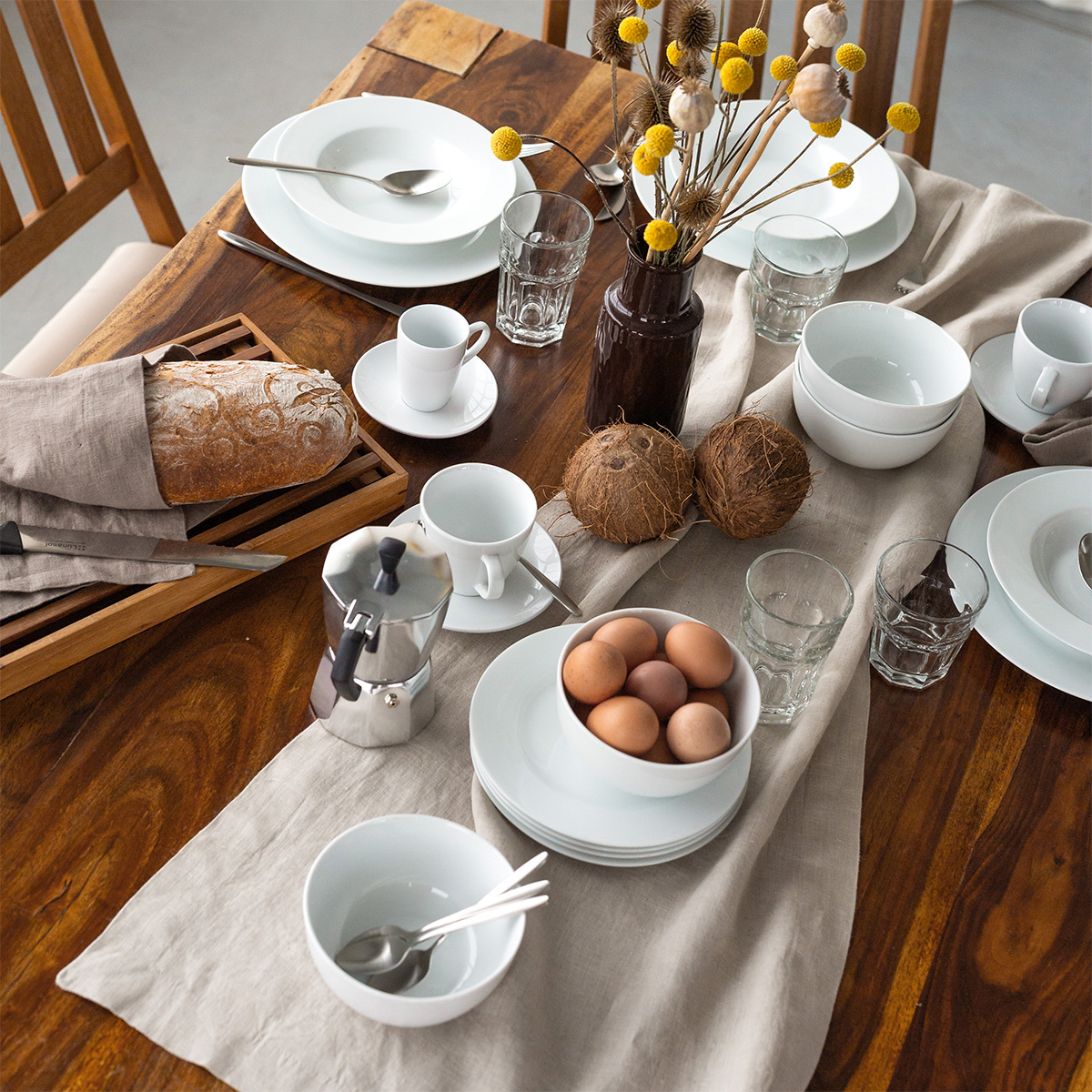 Piatto fondo set 4 pz - BASIC