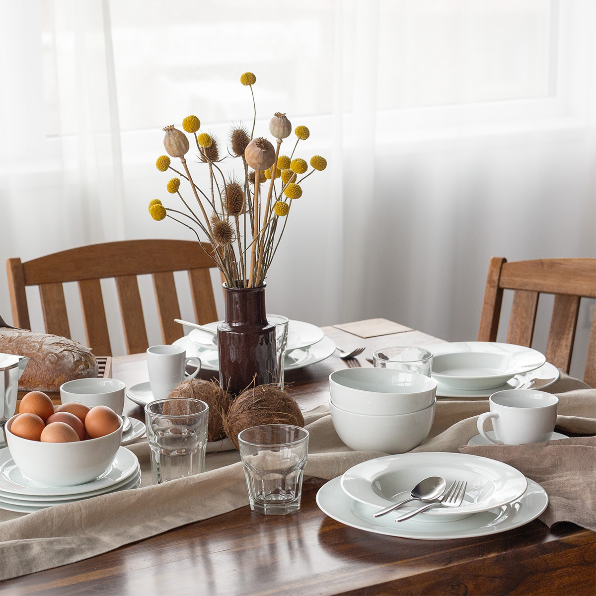 Piatto fondo set 4 pz - BASIC