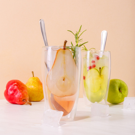 Bicchiere BASIC Glas Double Wall 330 ml - set da 4