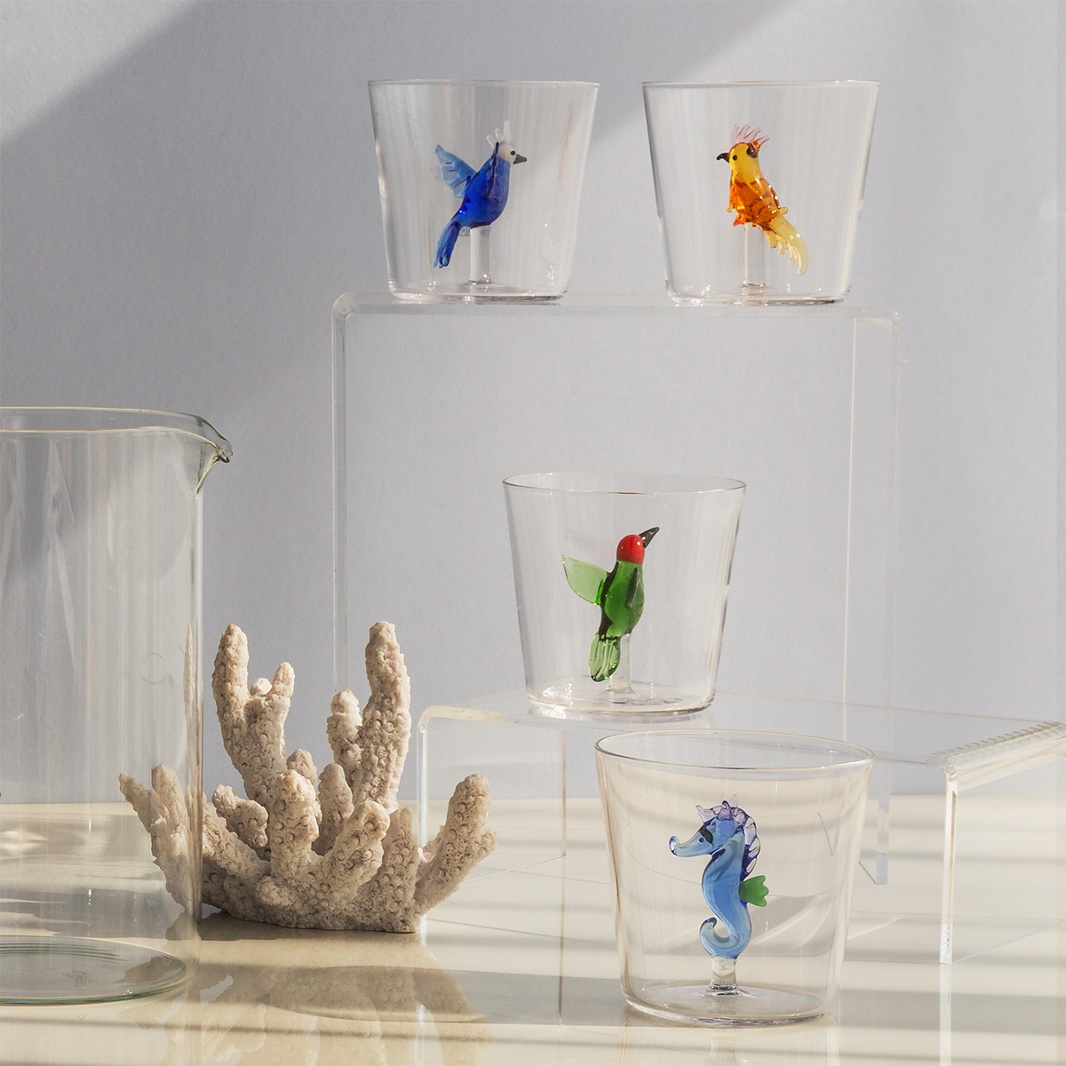 Bicchiere con colibrì | Ichendorf