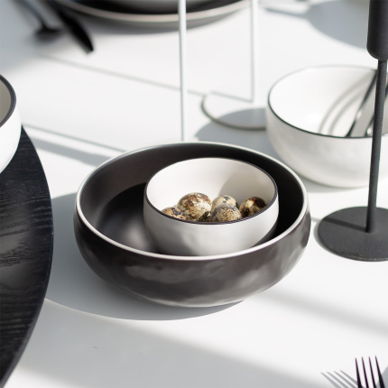 Ciotola 11 cm | Elements Yin & Yang white