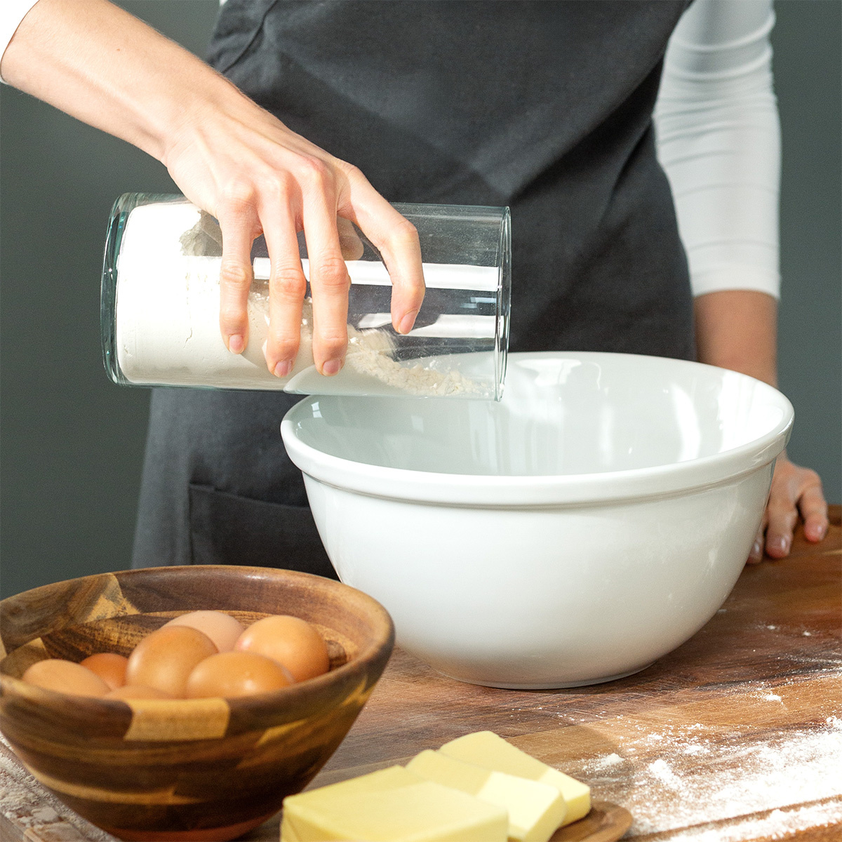 Contenitore in vetro con coperchio 1,25 l | Basic Kitchen