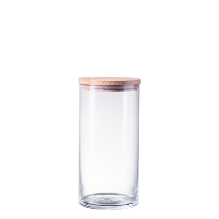 Contenitore in vetro con coperchio 1,25 l | Basic Kitchen