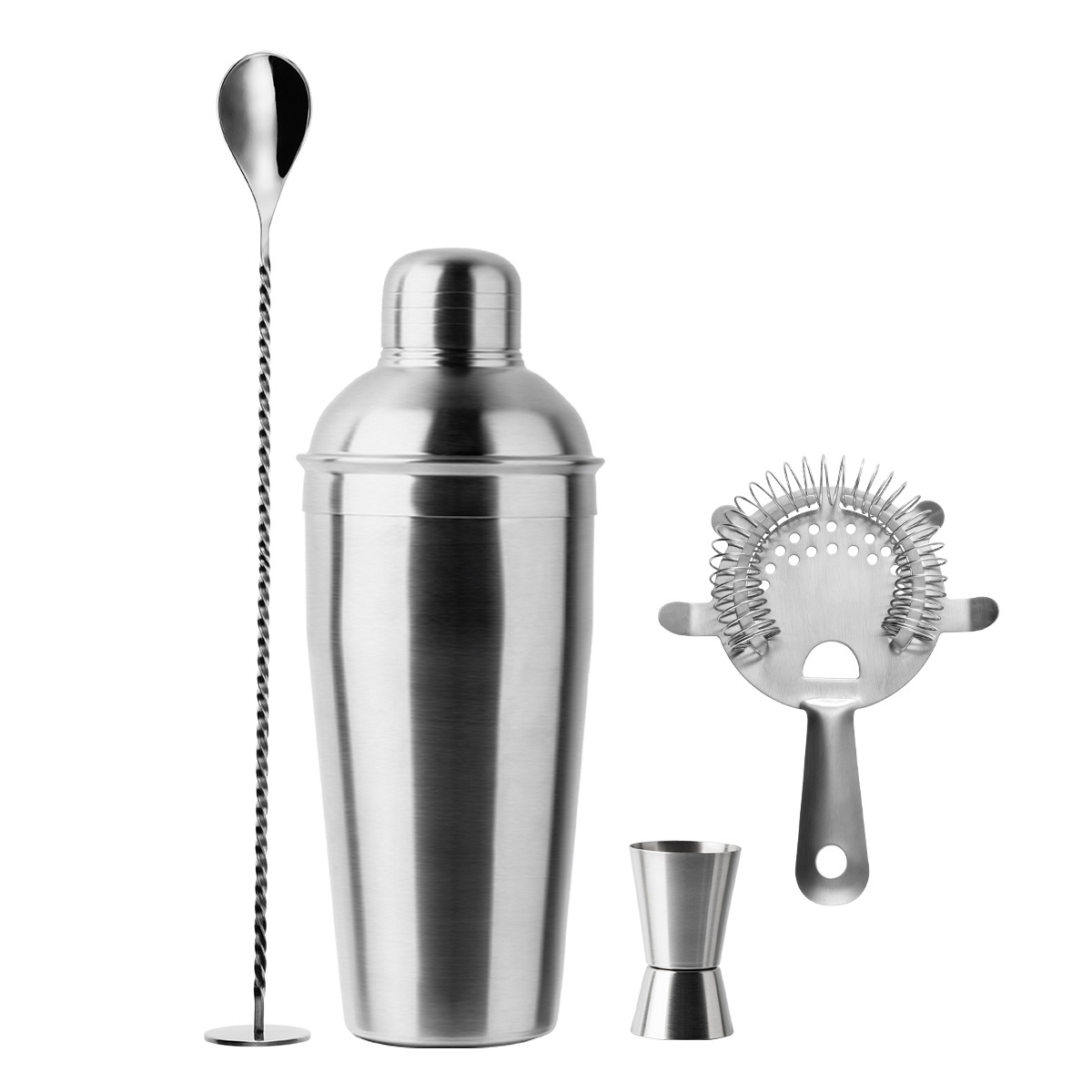 Set da barman 4 pezzi opaco – Basic Bar