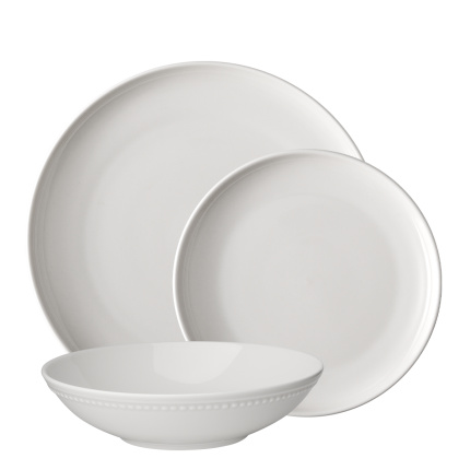 Set piatti 12 pezzi | Elements Pearl