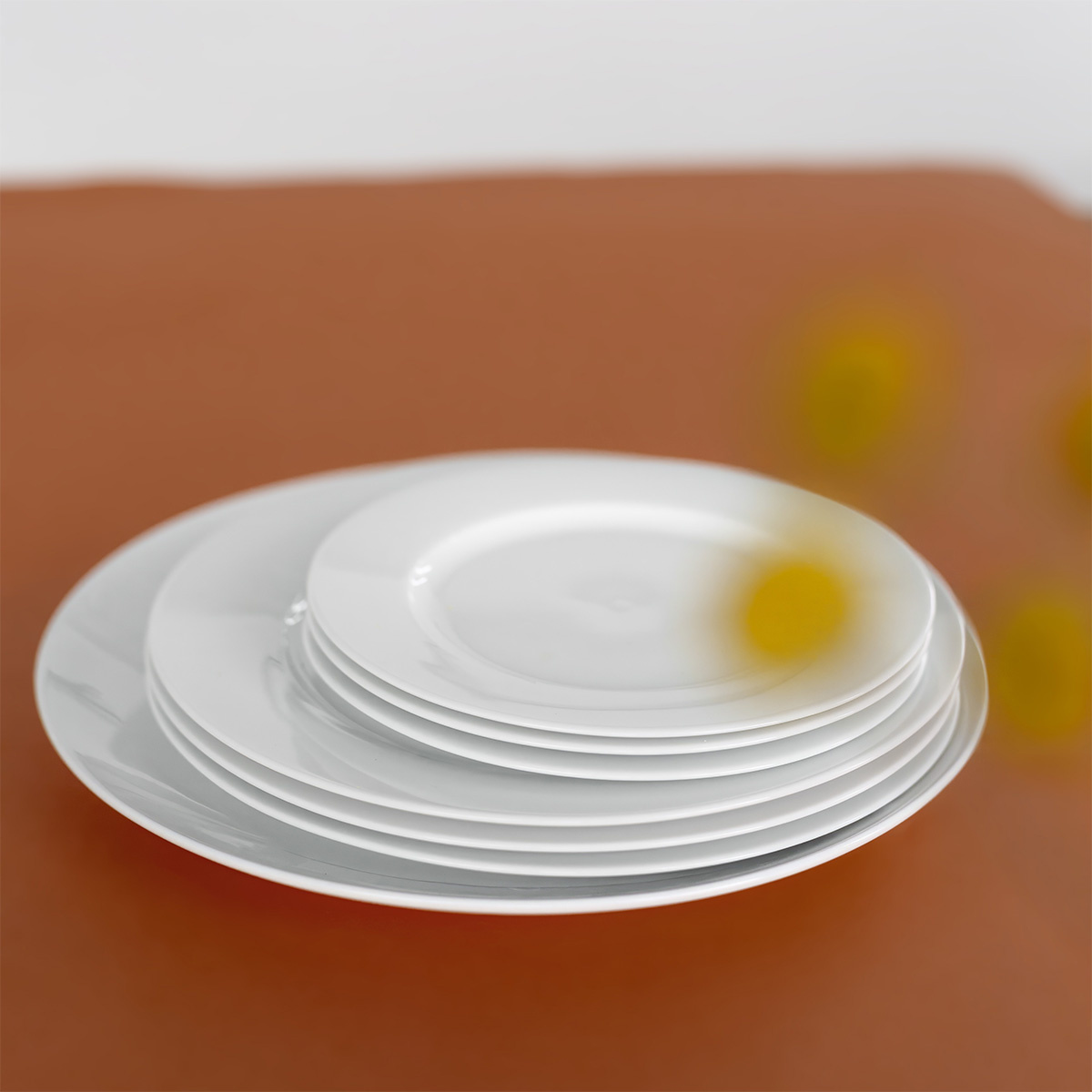 Piatto da dessert 20 cm set 4 pezzi - Basic