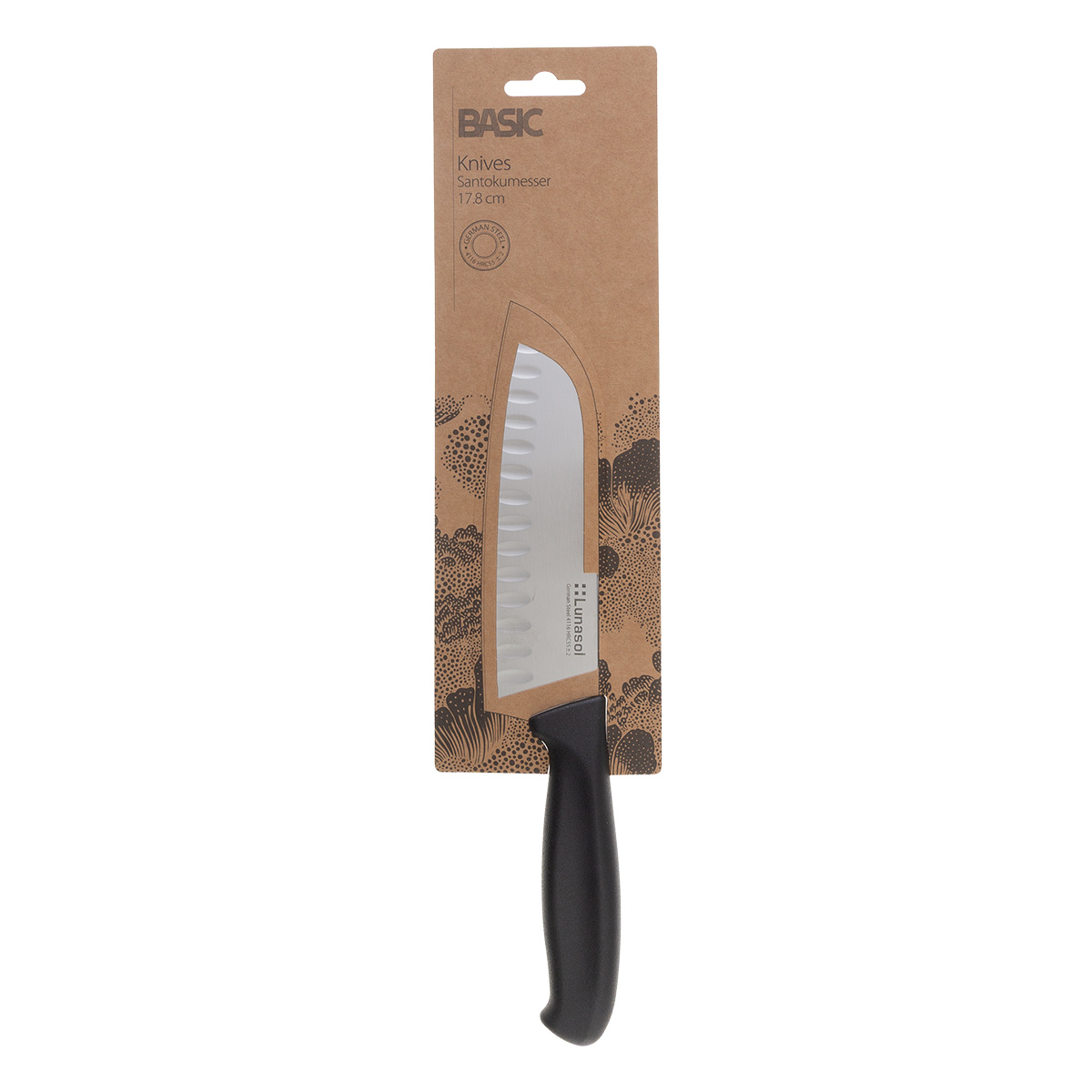 Coltello Santoku 17,8 cm | Basic Lunasol