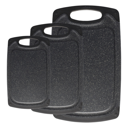 Set di taglieri neri antibatterici 3 pezzi — BASIC Kitchen