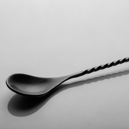 Cucchiaio da bar PVD nero opaco 28 cm – Basic Bar