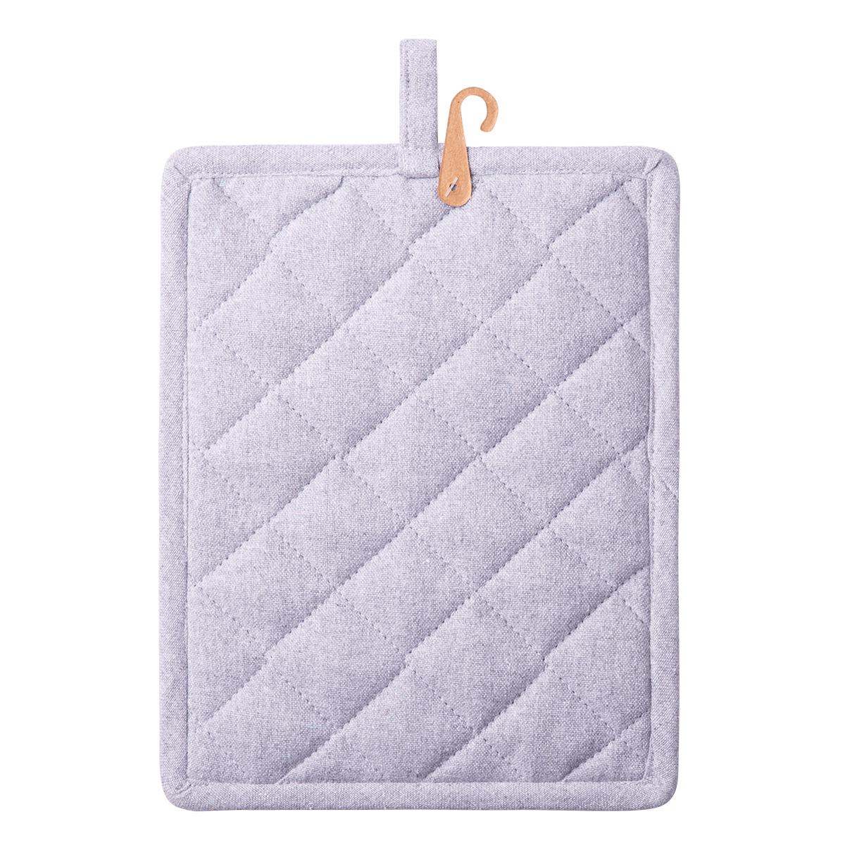 Presina in cotone grigio chiaro 19 x 24 cm – Basic Ambiente