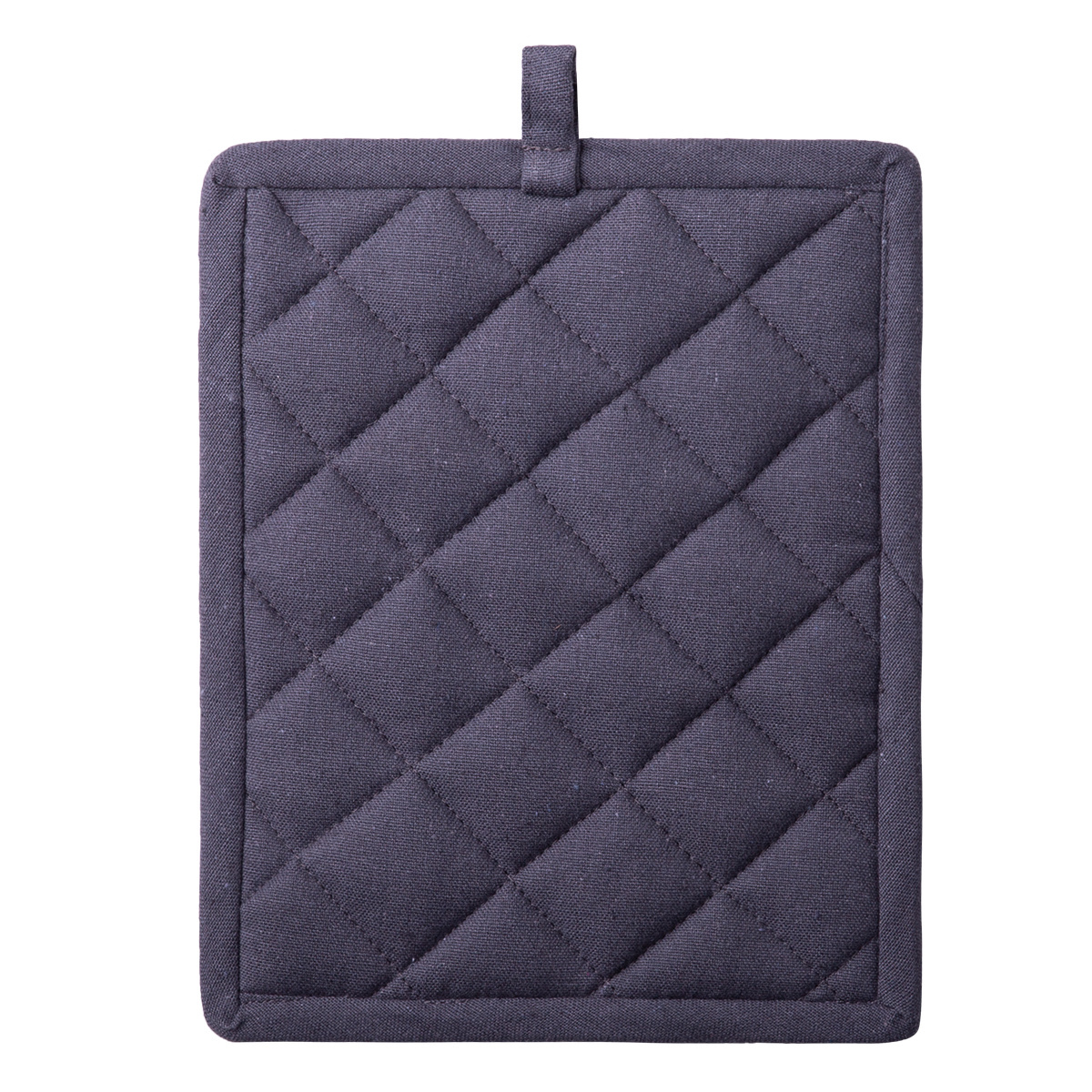 Presina in cotone grigio acciaio 19 x 24 cm – Basic Ambiente