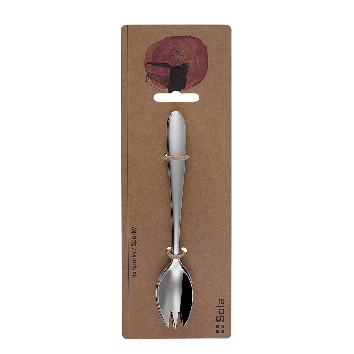 Set di forchette-cucchiaio 4 pezzi - Alpha Organic