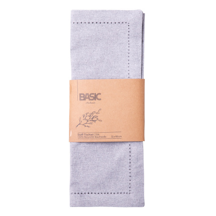 Tovaglietta in cotone grigio chiaro 32 x 48 cm 2 pz – Basic Ambiente
