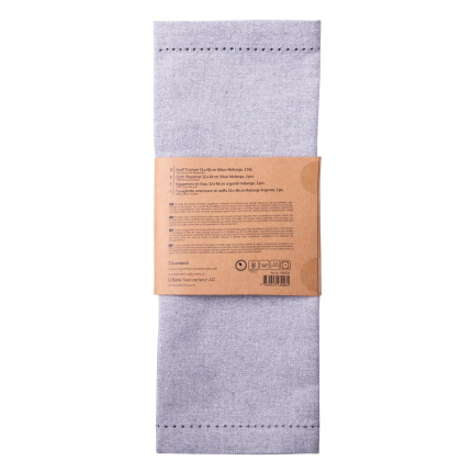 Tovaglietta in cotone grigio chiaro 32 x 48 cm 2 pz – Basic Ambiente