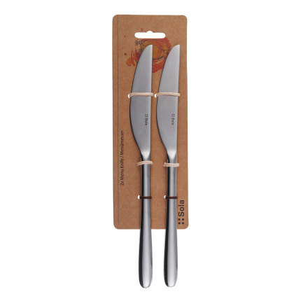Coltelli da tavola set 2 pezzi – Basic Alpha