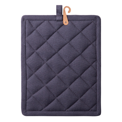 Presina in cotone grigio acciaio 19 x 24 cm – Basic Ambiente