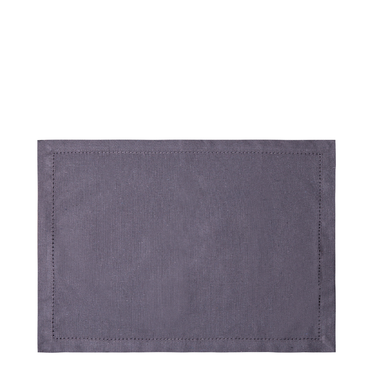 Tovaglietta in cotone grigio acciaio 32 x 48 cm 2 pz – Basic Ambiente