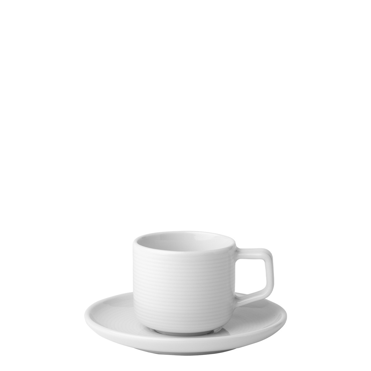 Set moka U-Coupe 8 pezzi. BASIC Chic U-Coupé Sollievo Lunasol