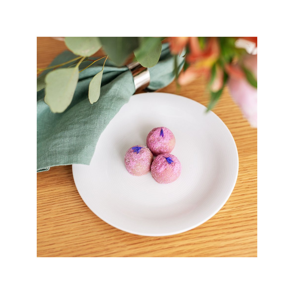 Piatto dessert 21 cm set 4 pz - Basic Chic