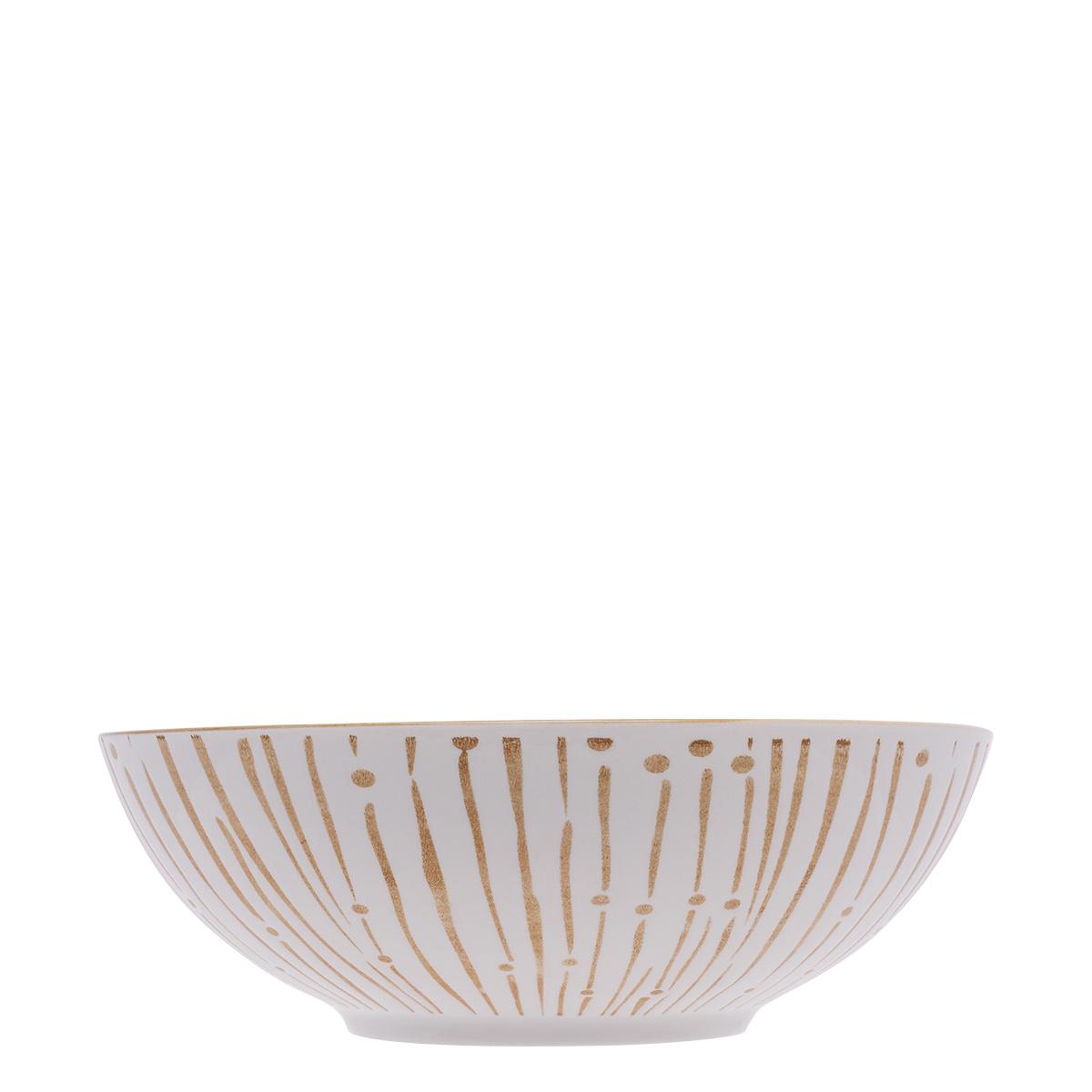 Ciotola per cereali bianca / champagne 17,8 cm - Basic