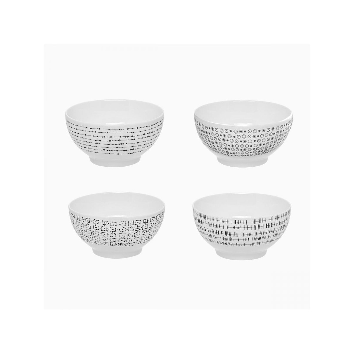 Set da colazione 12 pezzi - Basic Dots