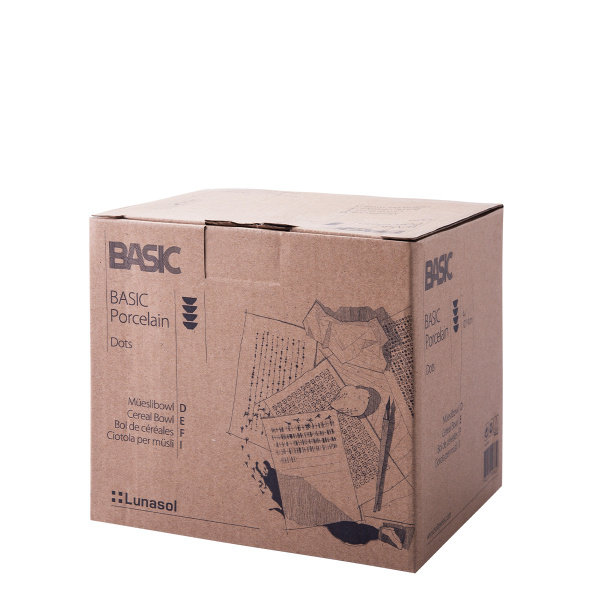 Set 4 ciotole per cereali - Basic Dots