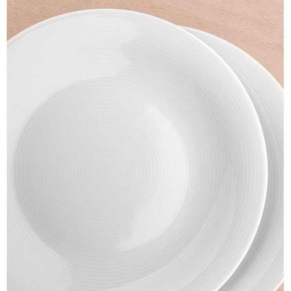 Piatto fondo 23 cm set 4 pz - Basic Chic