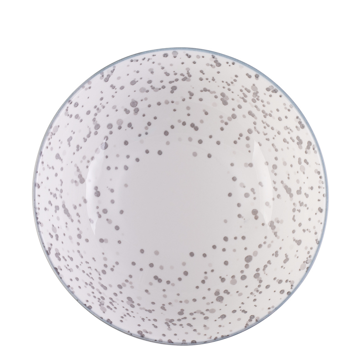 Ciotola per cereali bianca / grigio chiaro 17,8 cm - Basic