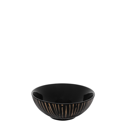 Ciotola per cereali nero / champagne 14 cm - Basic