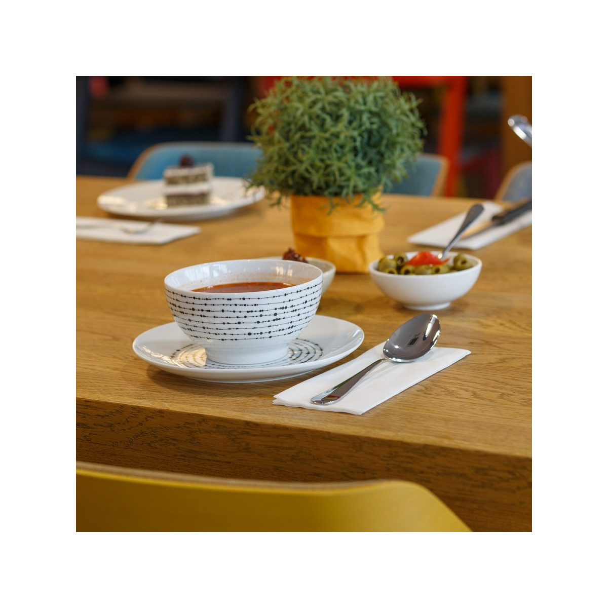 Set da colazione 12 pezzi - Basic Dots